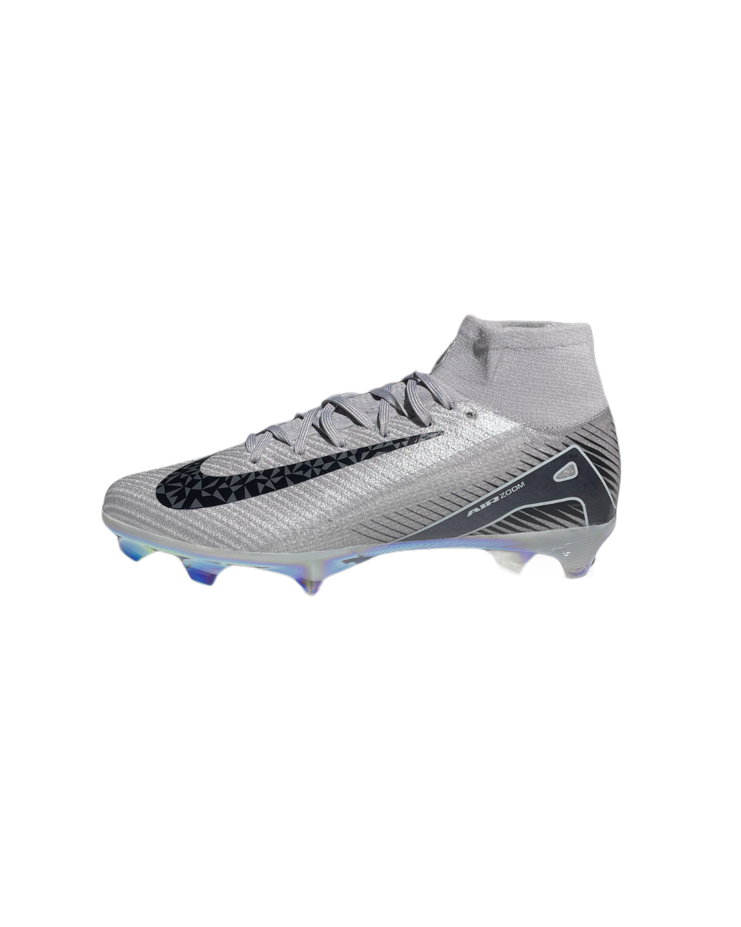 Nike Grey AirZoom Mercurial Superfly 10 Football