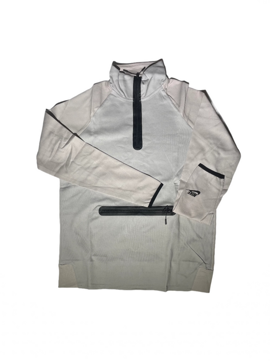 Nike Tech Light Grey Half Zipper